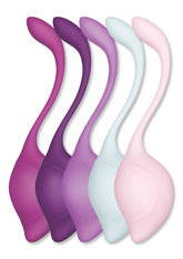 Bodywand Squeeze 5 Piece Teardrop Weighted Kegel Exerciser Set